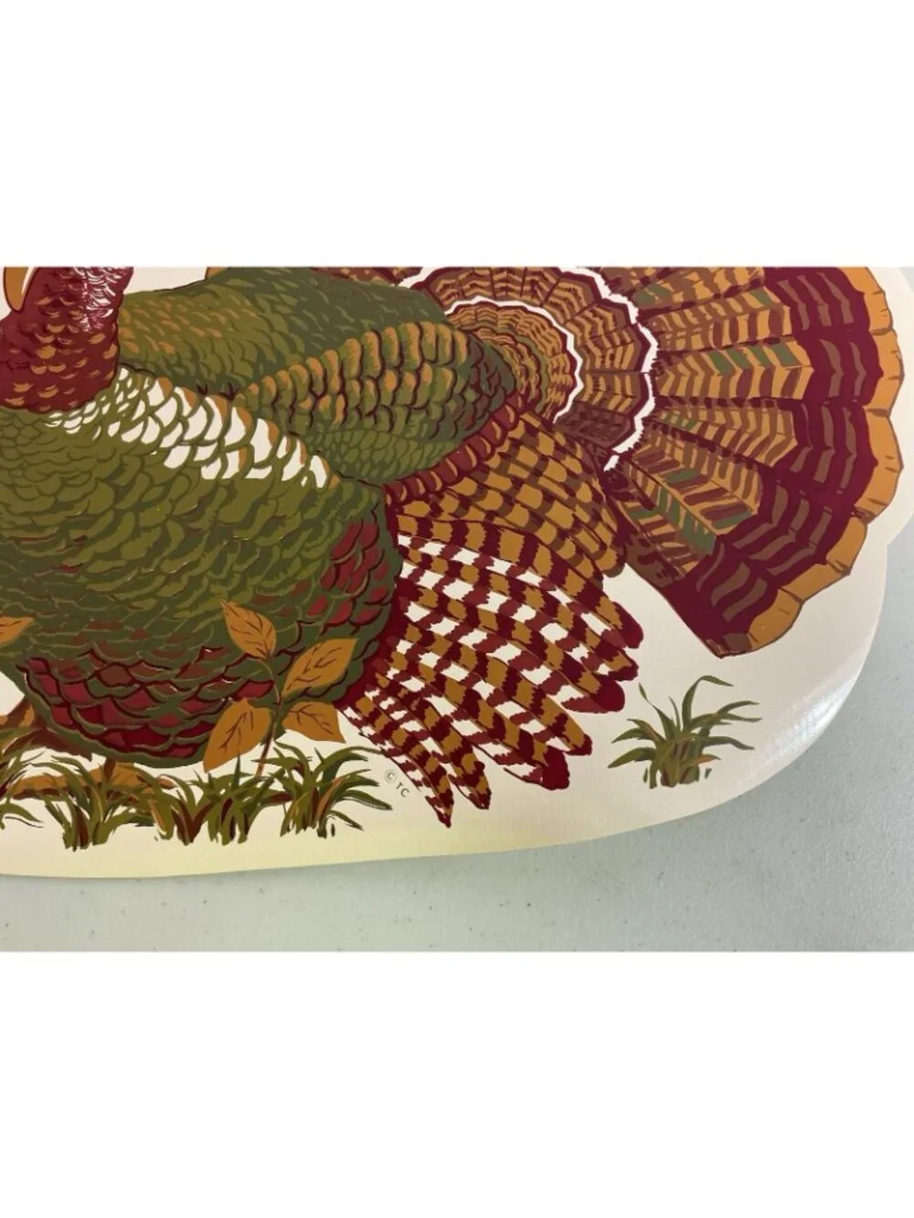 Vintage Turkey Placemats Set Of 10 Thanksgiving Farmhouse Rustic Cottagecore